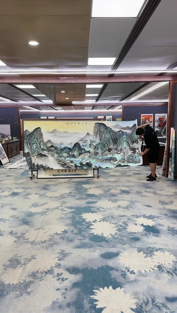 绘画z邵明义-山水国画-大丈二