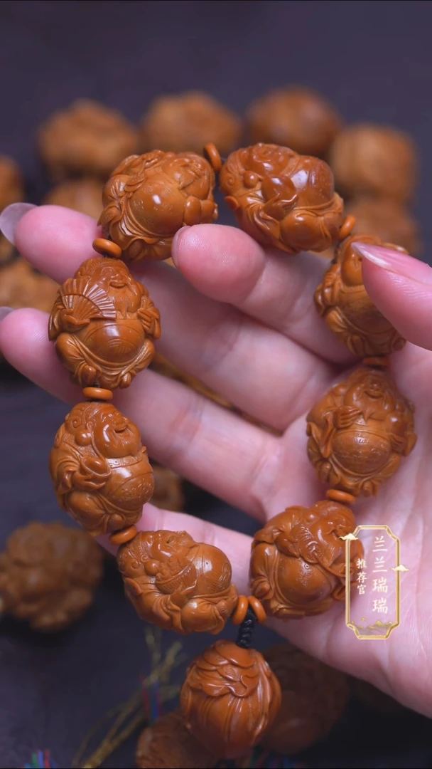 橄榄核手串/手链R*n胡小兰财神