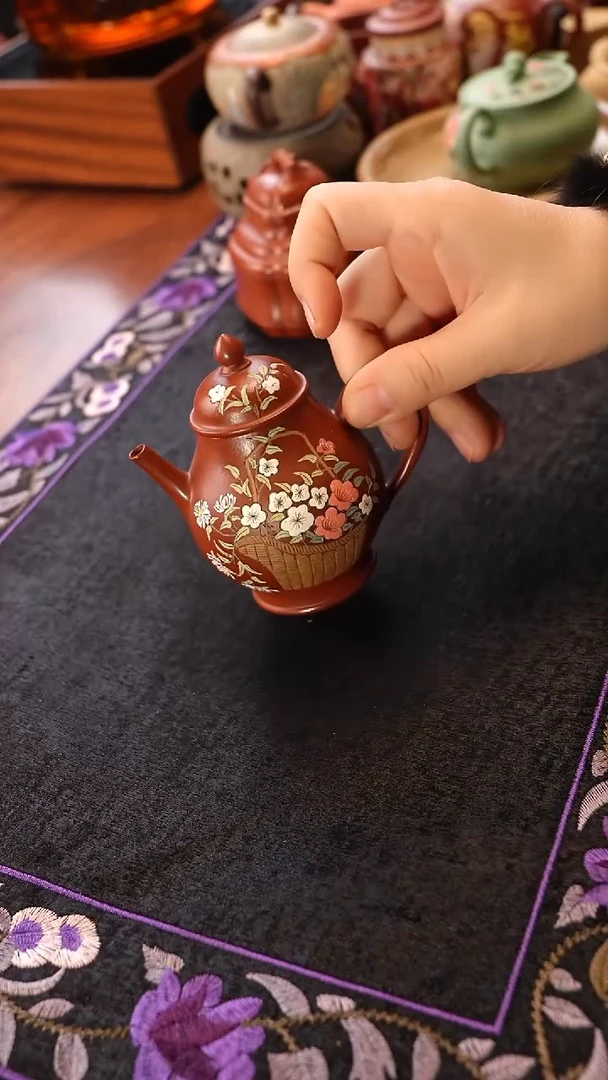 茶壶紫砂朱泥小潘