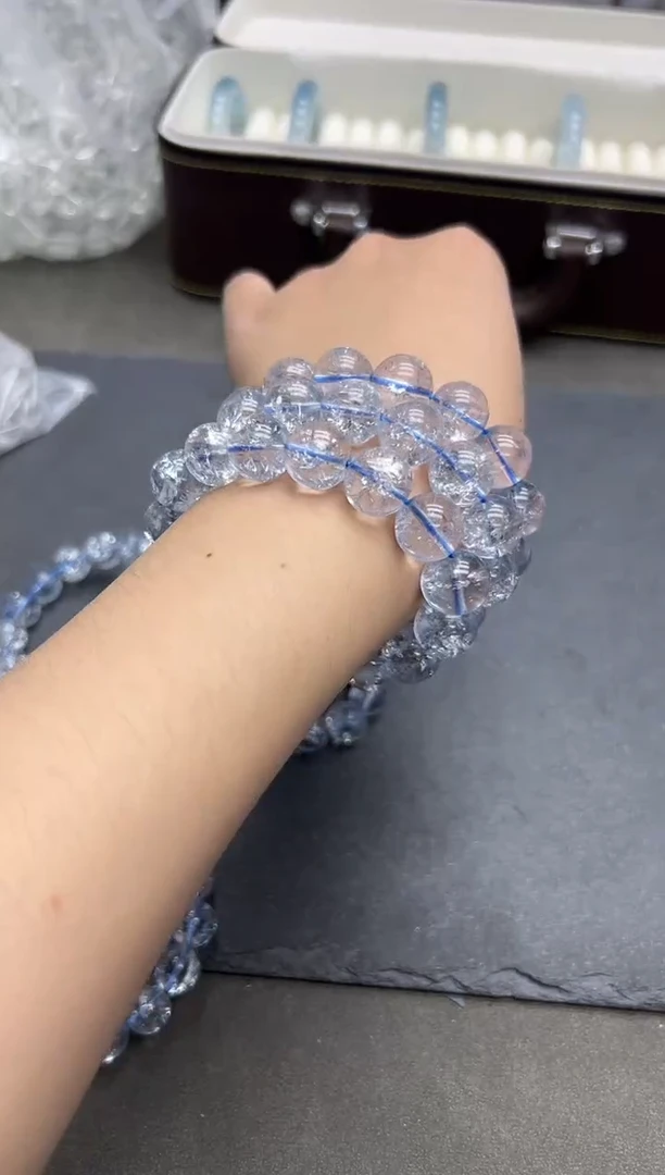 未镶嵌手串海蓝宝石阿塞体海蓝宝