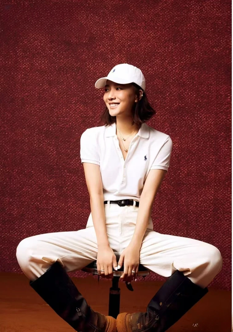 小马刺绣5粒扣经典修身翻领T恤短袖显瘦夏季简约气质