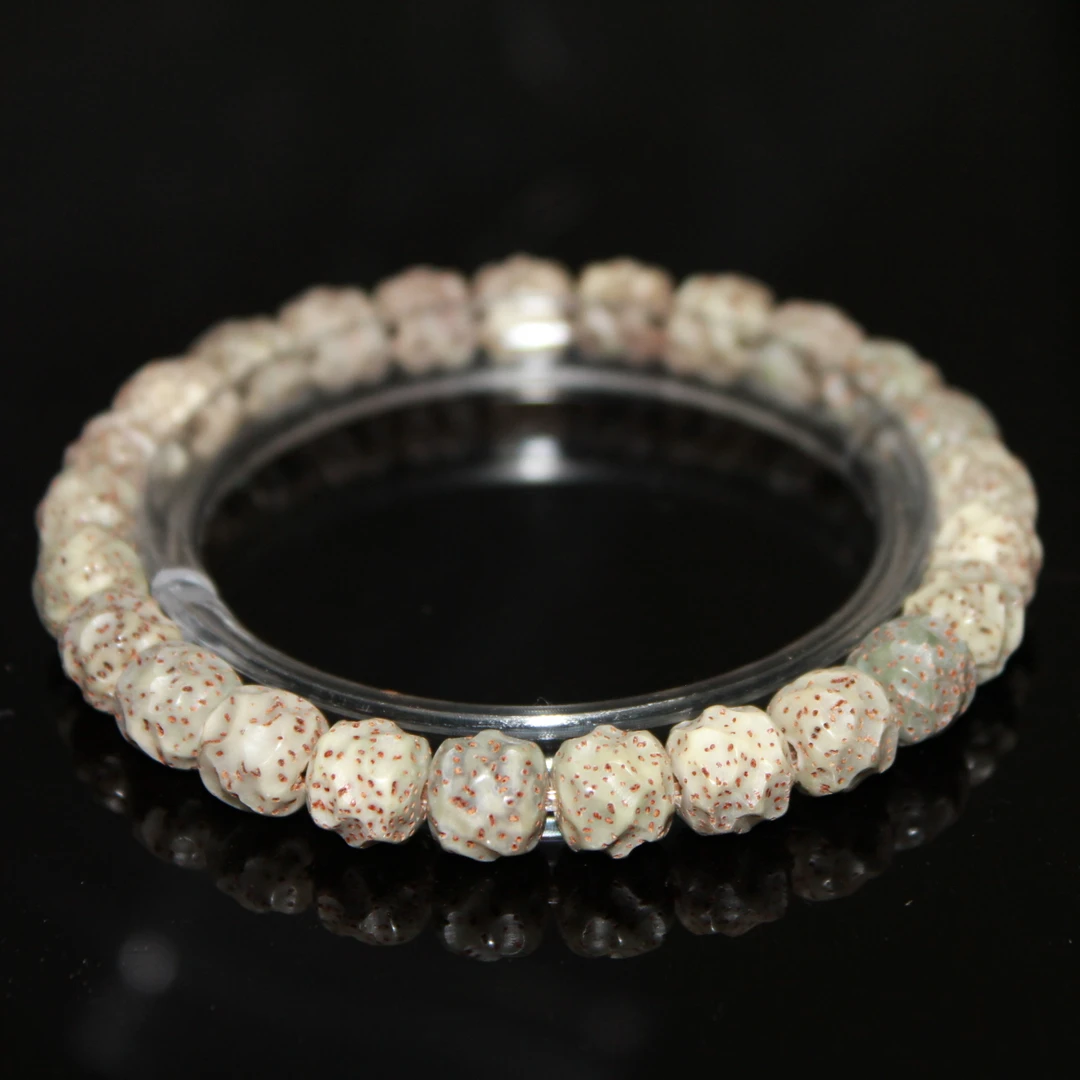 金鳞星月菩提石玉料云锦雕刻款原生态