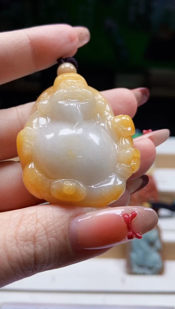 颈饰未镶嵌翡翠翡翠A货