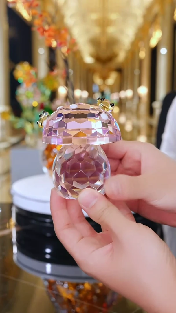 琉璃小蘑菇摆件AJ1112594