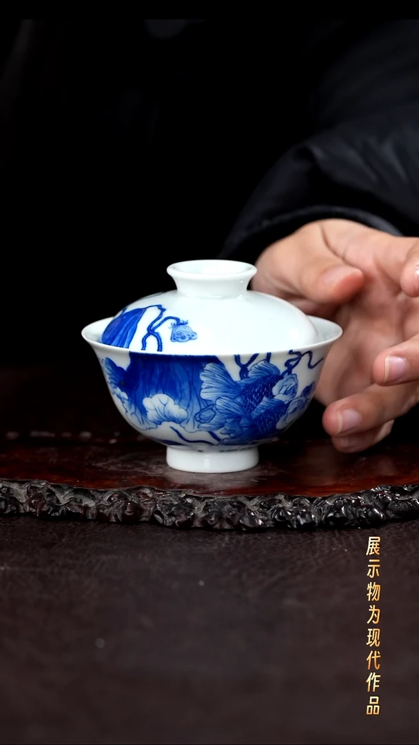 杯子瓷景德镇全手工手绘瓷器！