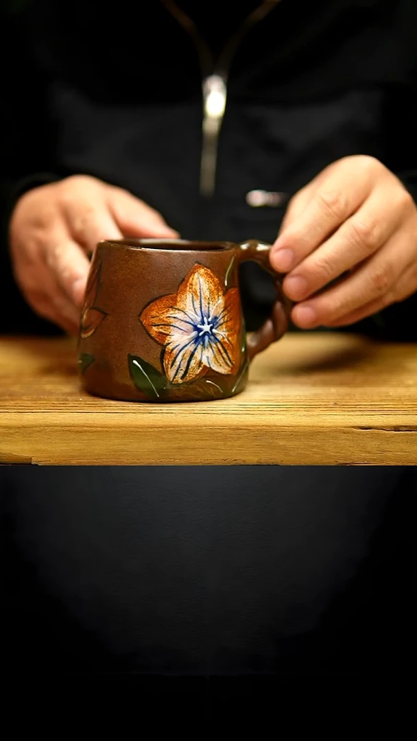 @@陶园瓷舍@@纯手工手绘@高温釉下彩