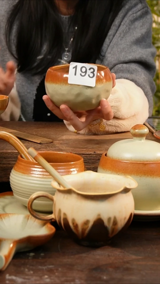 盘 高颜值粗陶餐具限时抢购