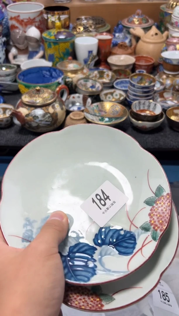 瓷片用****9夏目海外回流瓷器中古品。老