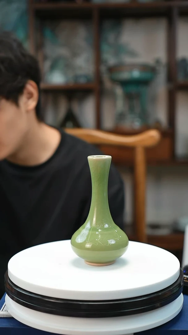 钧瓷 玉净瓶 花瓶摆件