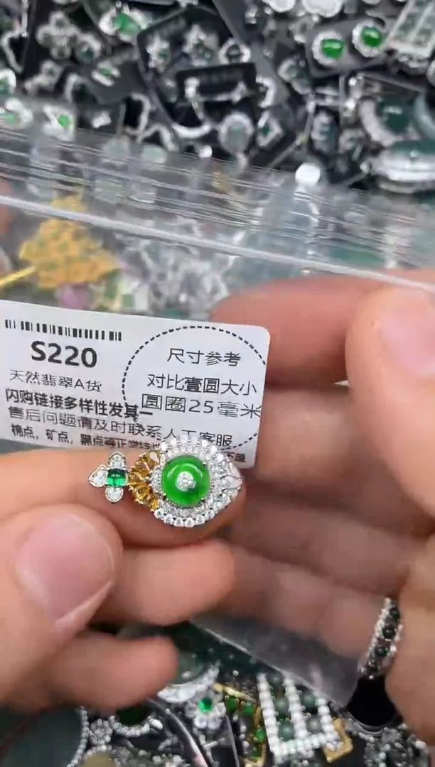 颈饰未镶嵌翡翠S220吊坠