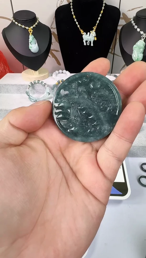 吊坠(不含链)未镶嵌翡翠翡翠吊坠