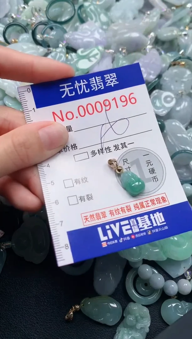 颈饰未镶嵌翡翠9196