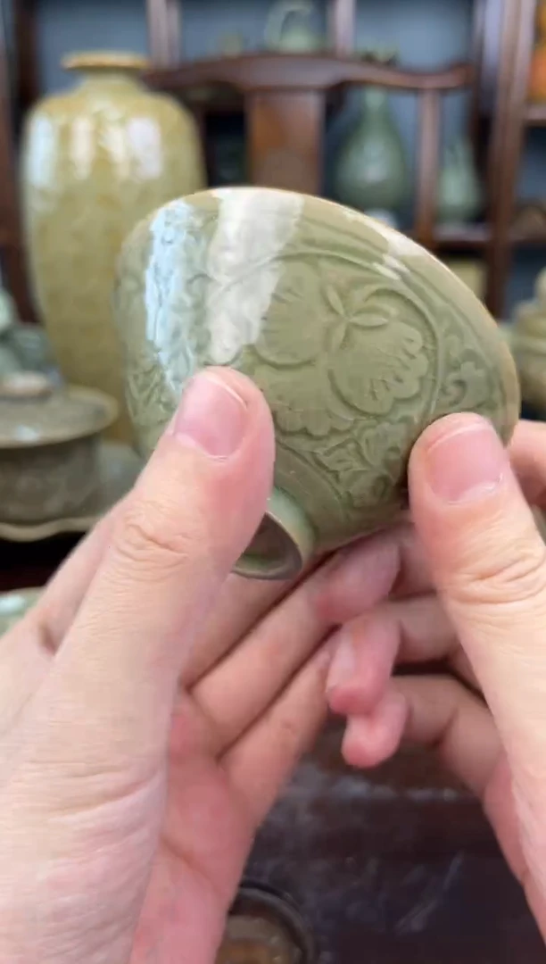 斗笠五代时期经典斗笠煤烧仿古