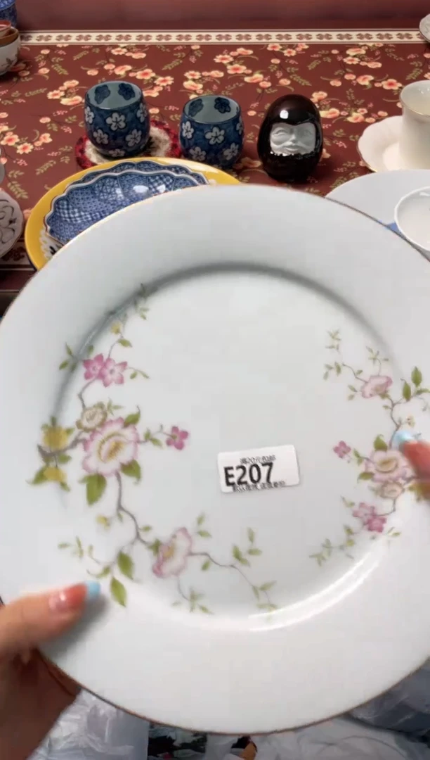 瓷片小*蹬瓷器瓷器E207