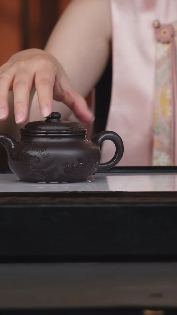 茶壶紫砂蒋鹏古渡乌泥仿古