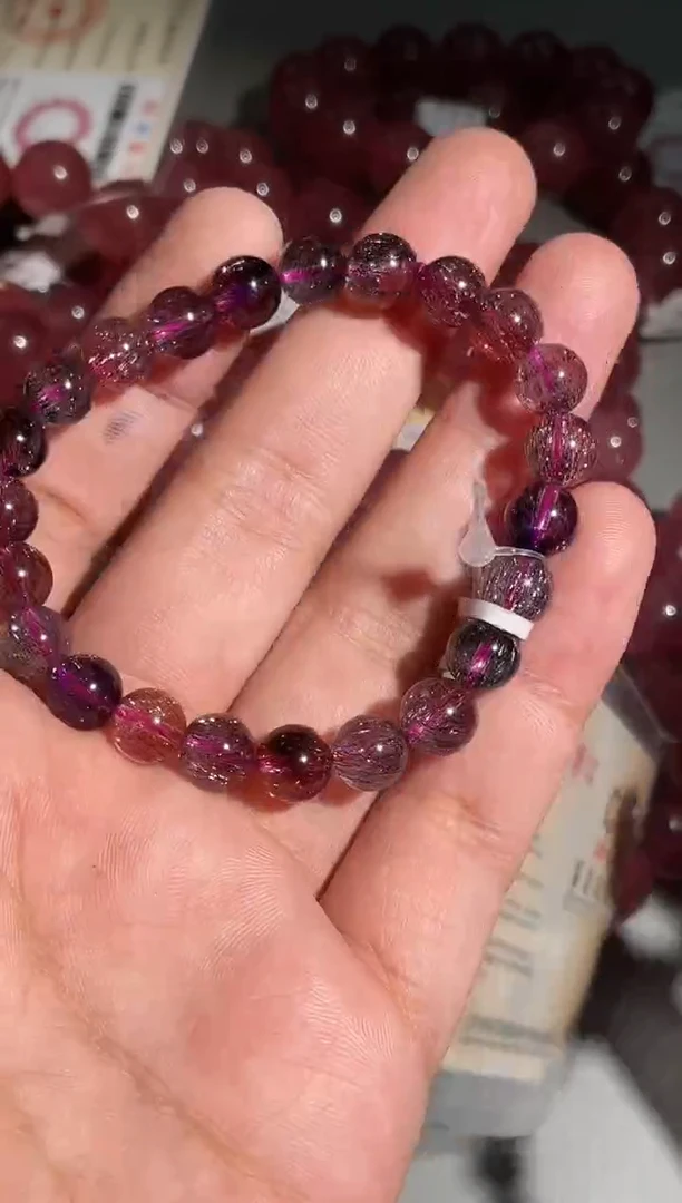 未镶嵌手链水晶虾*超七单圈A8（多样性发其一）