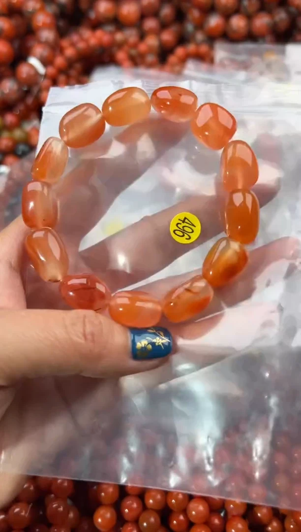 未镶嵌手串南红玛瑙10+