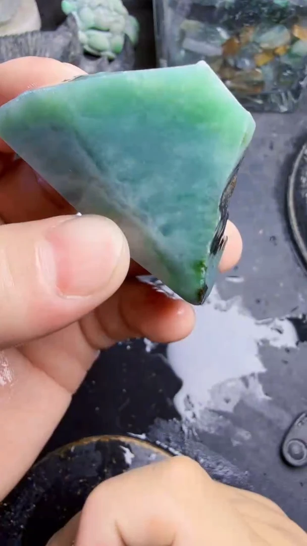 未镶嵌挂件翡翠天然翡翠007