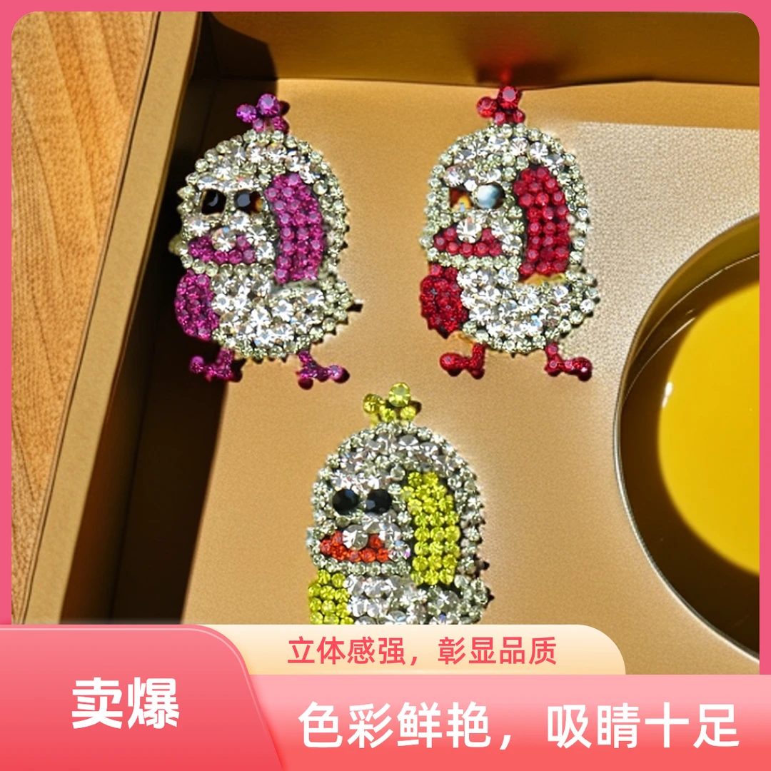 【大可鸭】BB夹原创设计可爱风女森系发夹网红美丽弹力头饰发卡