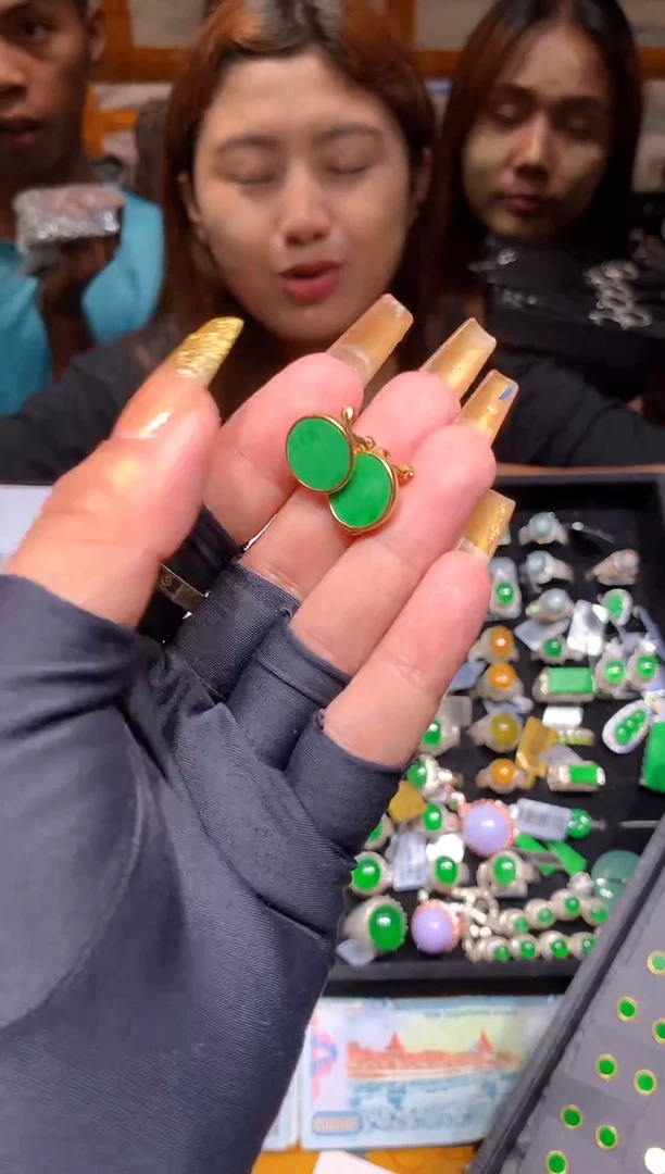 定制翡翠银S925镶嵌60定制翡翠-多样性发货（发其一）