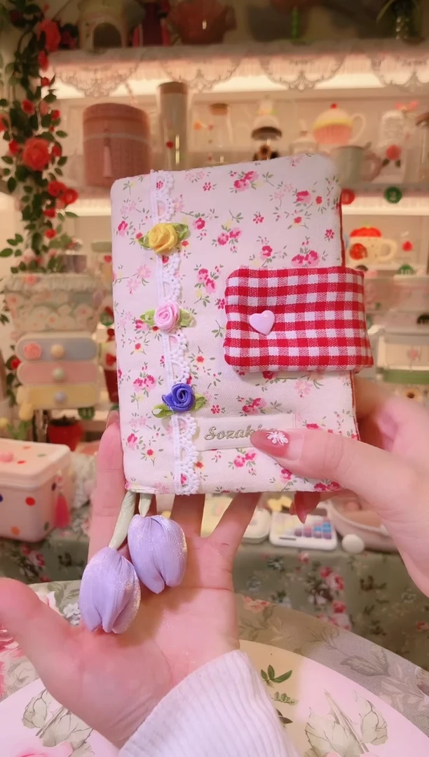 玫瑰花手账本——手工制作品质好！