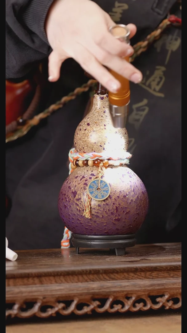 164号精品天然大漆酒葫芦一物一拍~