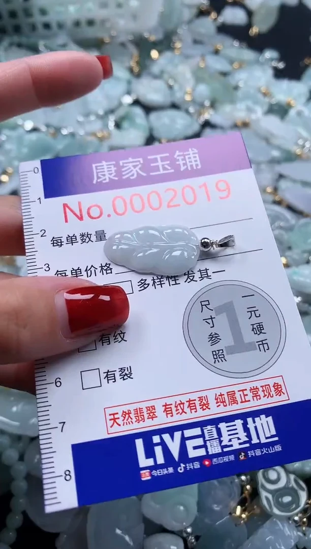 翡翠未镶嵌吊坠(不含链)多样性发其一2019