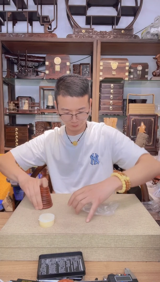 乌木类架子989底座5件套+小蜡  瑕疵