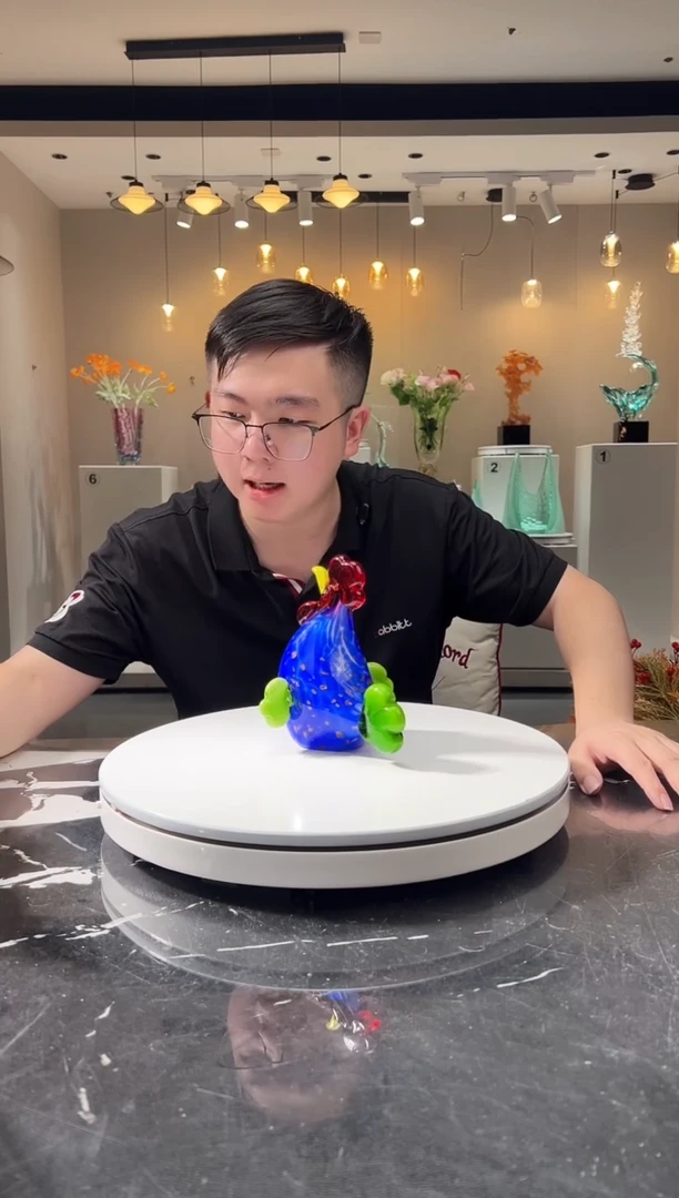 摆件巴比特美学-蓝色小鸡
