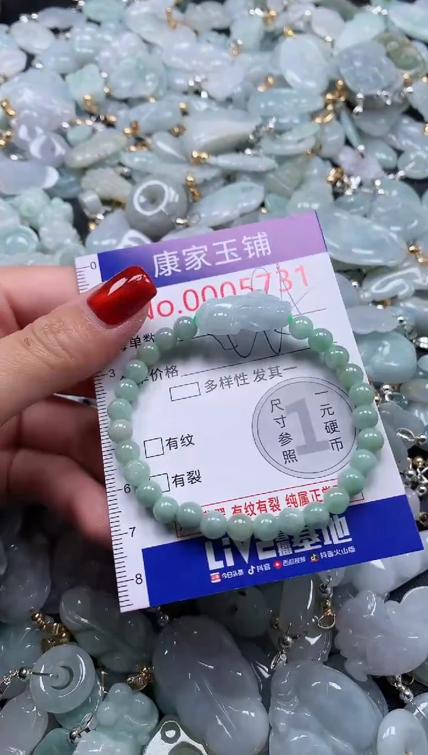 翡翠未镶嵌吊坠(不含链)5731