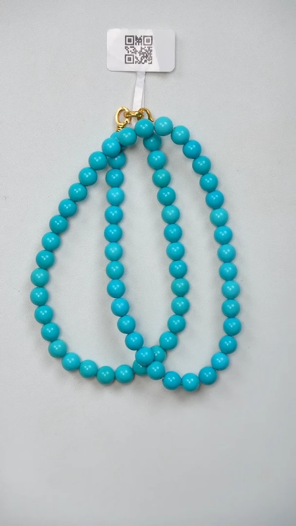 未镶嵌绿松石项链1