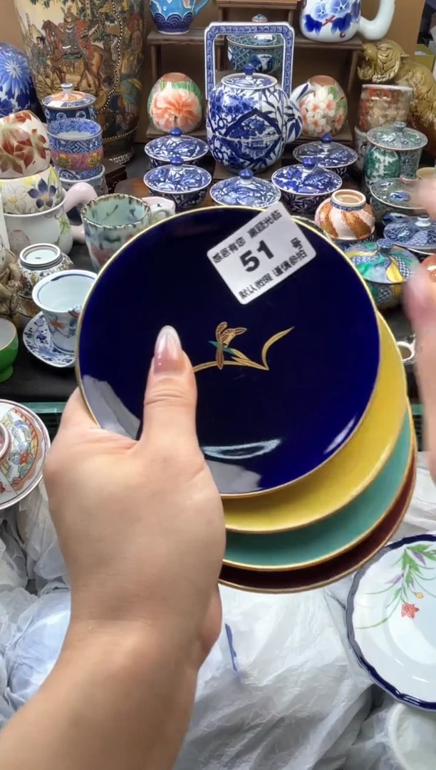 瓷片二*哥51号六六工艺品瓷器