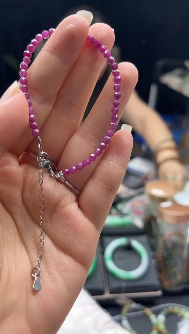 未镶嵌手链红宝石0383481856