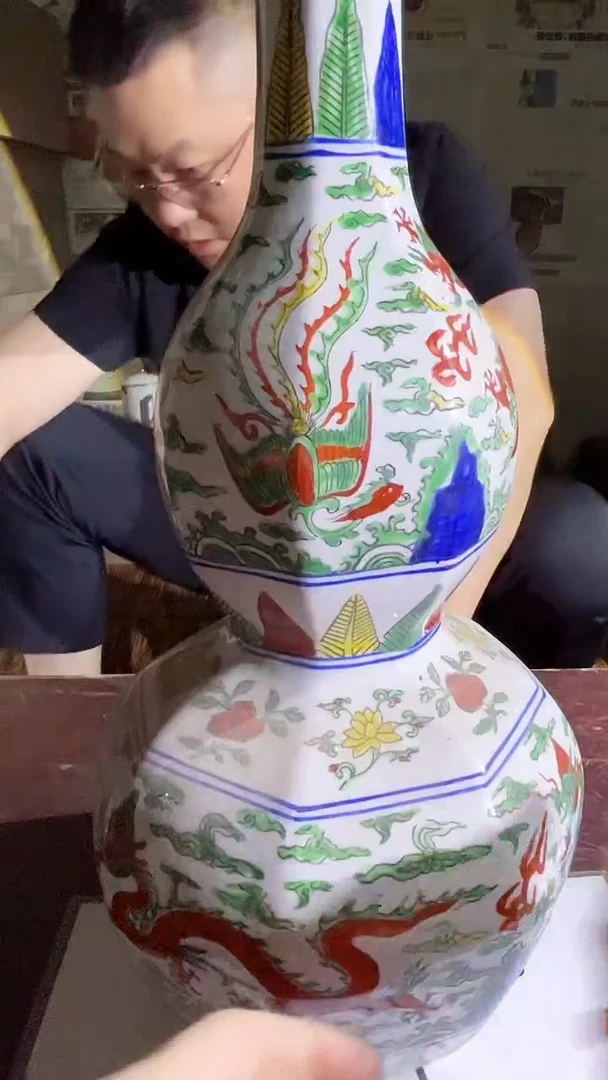 摆件景德镇陶瓷流水171