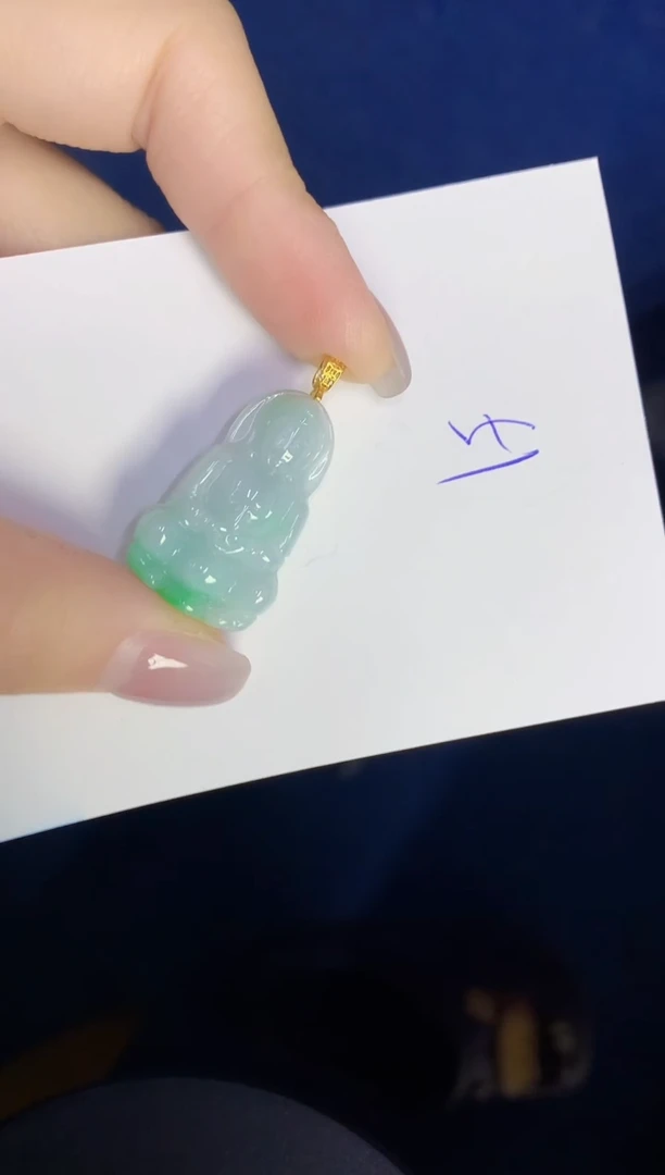 颈饰未镶嵌翡翠缅甸天然翡翠A货