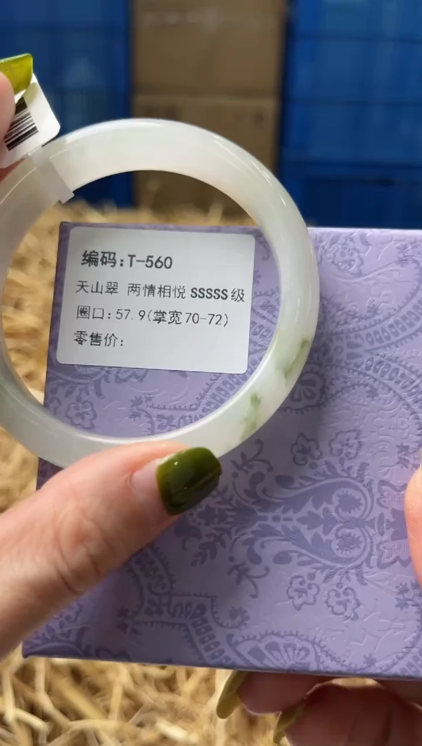 未镶嵌手镯石英质玉T560