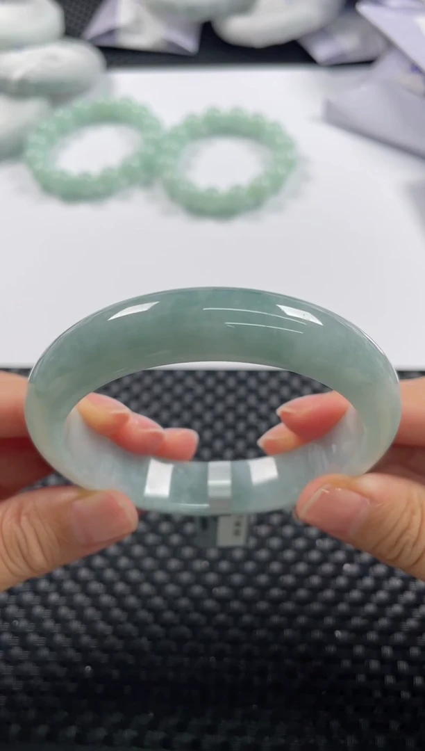 未镶嵌手镯翡翠基地发货H 7426 57+