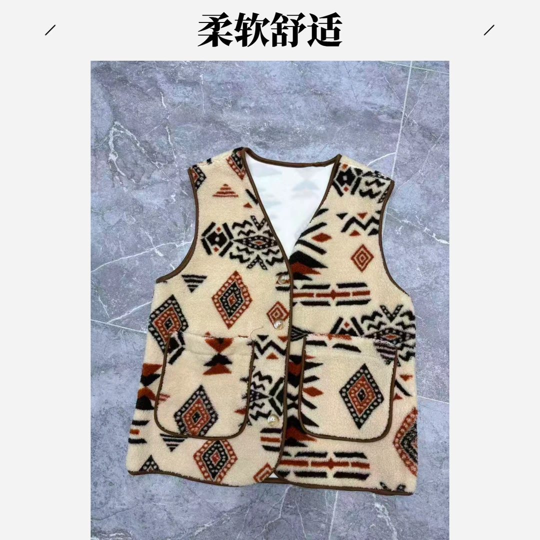 冬季加厚百搭毛毛欧美风马甲#89149『乐桃家』