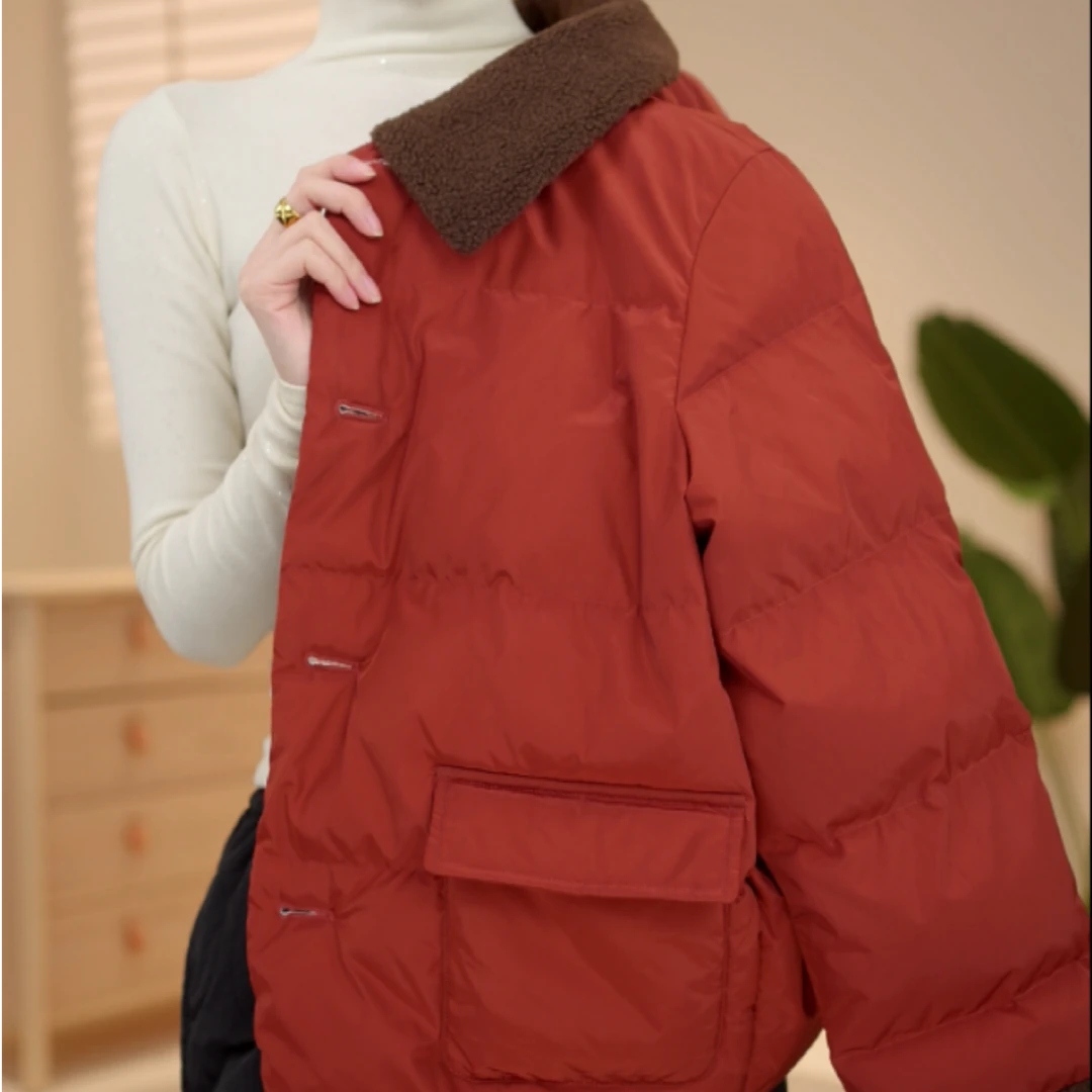 新年战袍|新年新款时尚休闲百搭气质保暖羽绒服