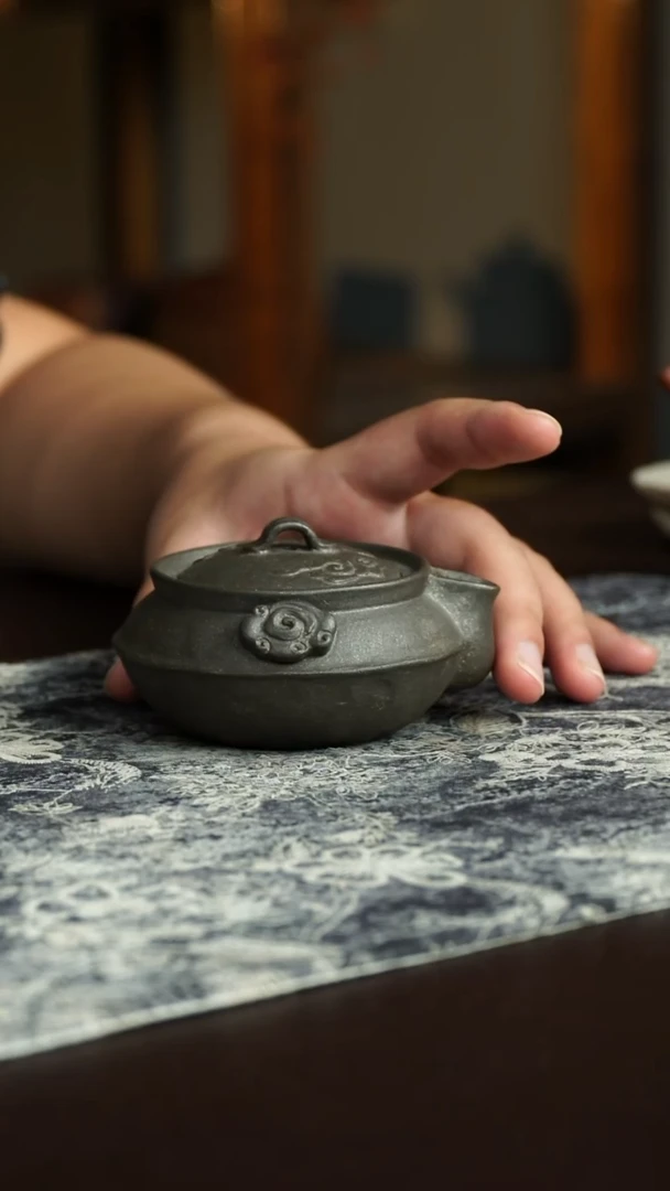 茶杯紫砂49号宜兴紫砂原矿作品