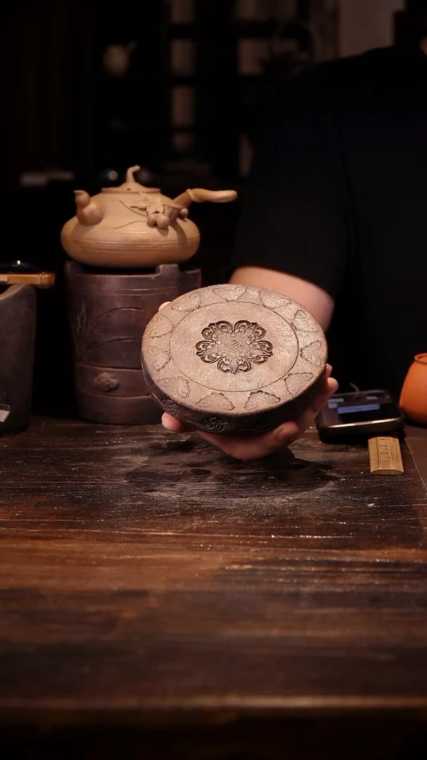 天窑熏烧柴烧圆垫