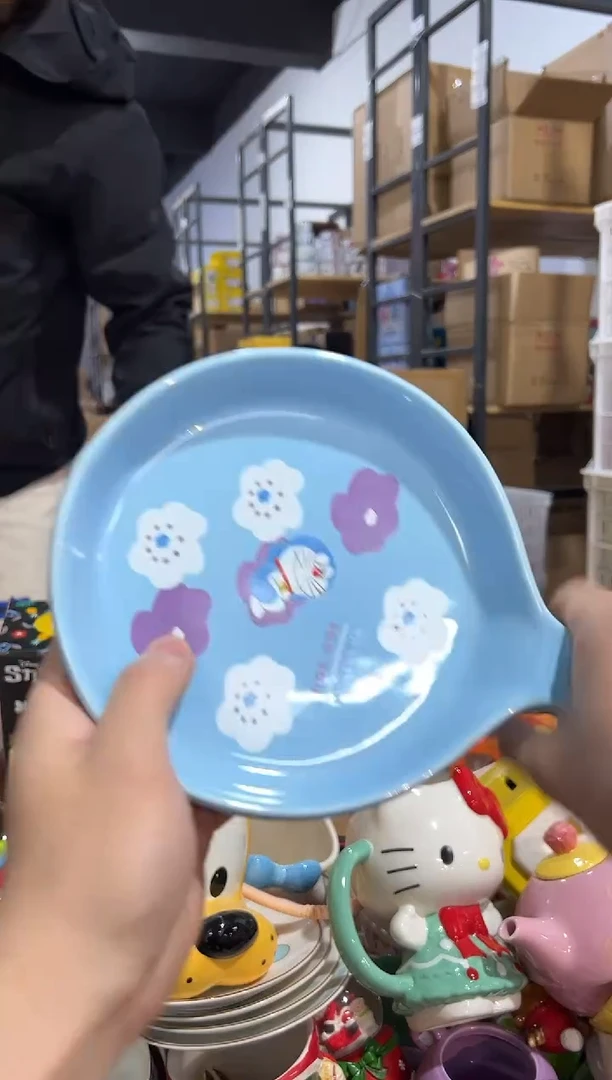 【闪购商品】杯蓝色圆盘叮当猫烤盘微瑕