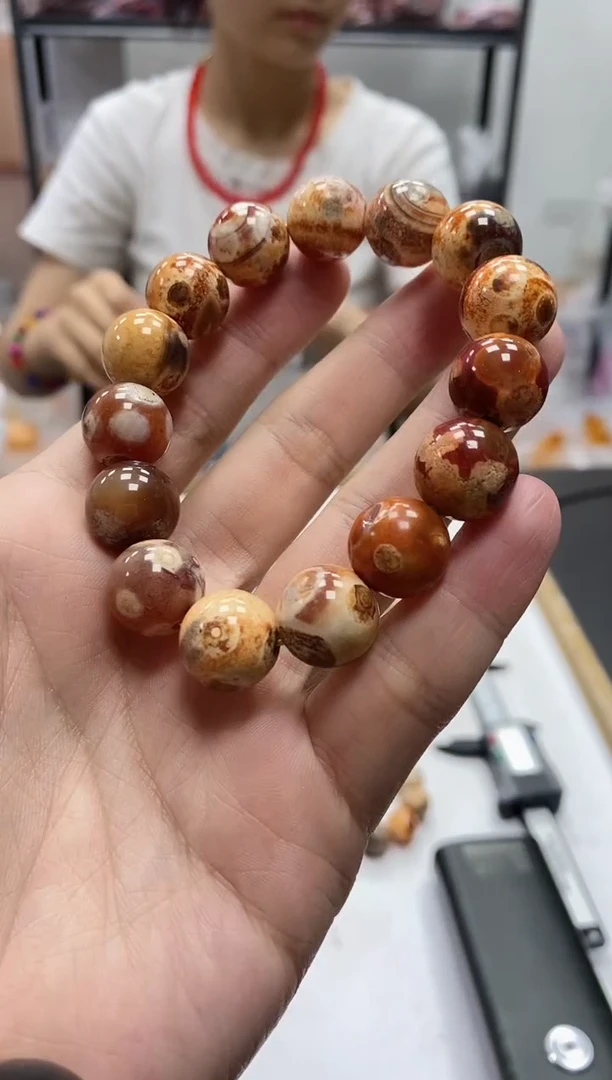 未镶嵌手链玛瑙/玉髓玛瑙多样随机发一件凤眼石卡14