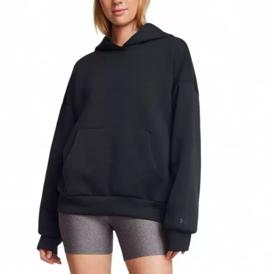 Under Armour/安德玛纯色休闲运动套头宽松长袖卫衣1387884001