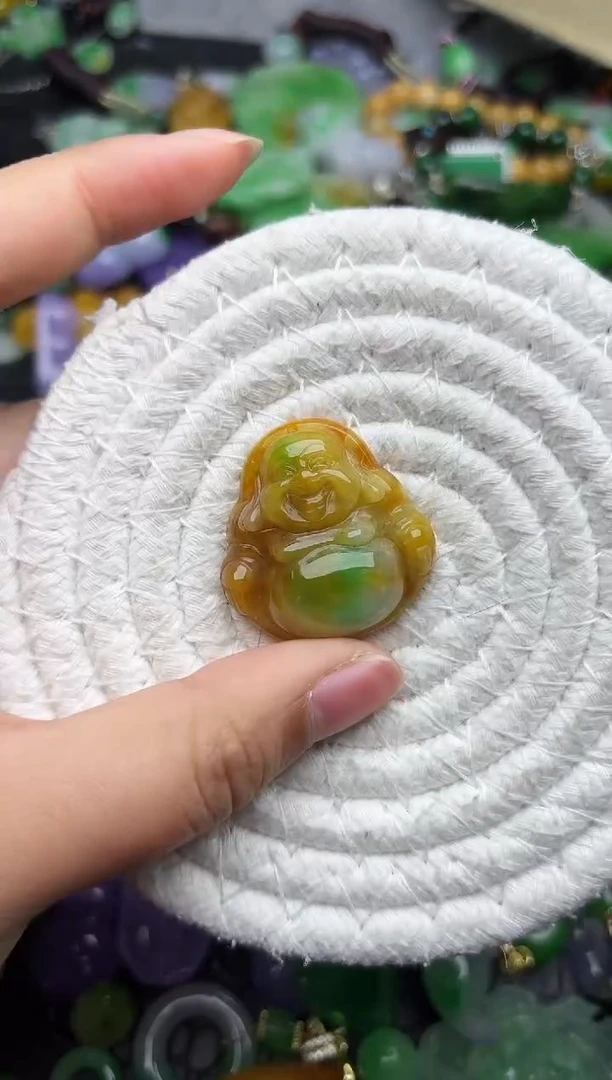 颈饰未镶嵌翡翠缅甸翡翠吊坠