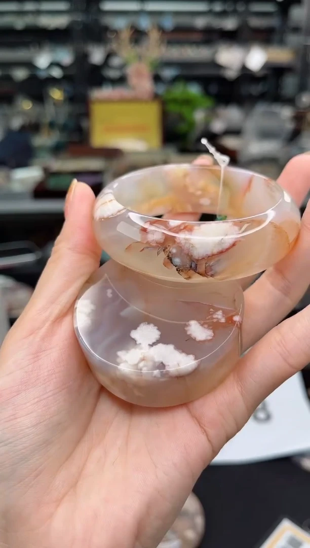 【闪购商品】石英质玉手镯未镶嵌55圈口（赠品镯心）3567240