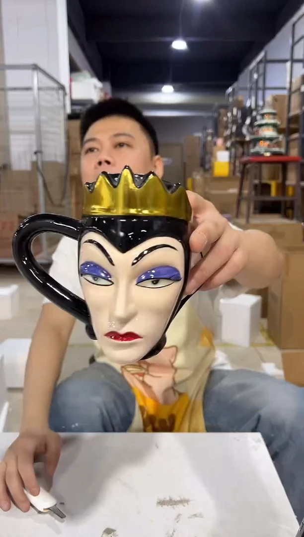 瓷片陶瓷毒皇后水杯