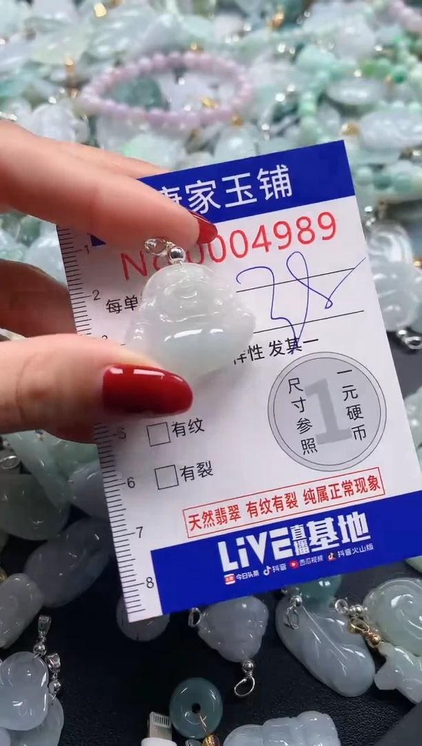 颈饰未镶嵌翡翠4989