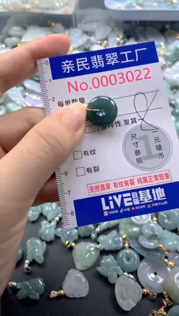 颈饰未镶嵌翡翠3022