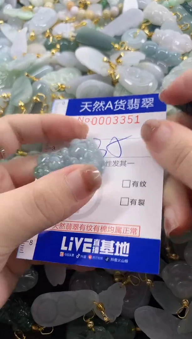 颈饰未镶嵌翡翠天然A货翡翠